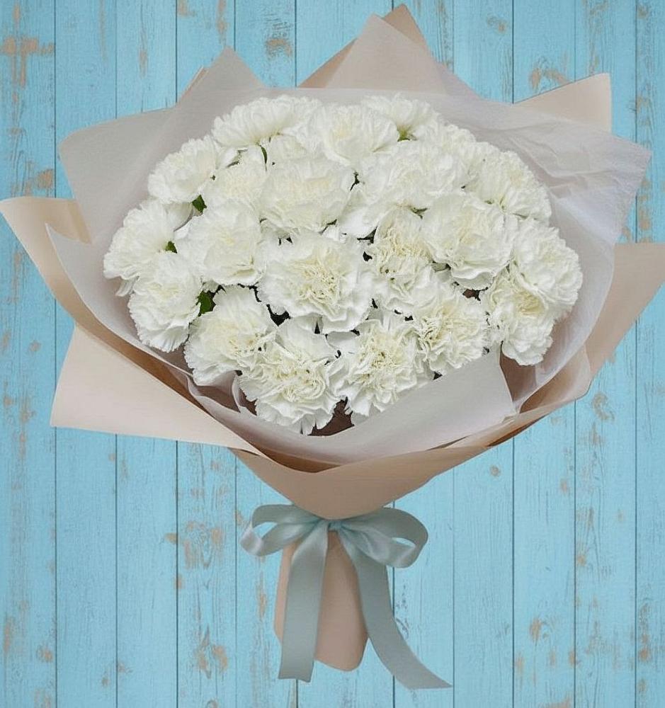 Букет цветов из: Гвоздики в Ахметовскую