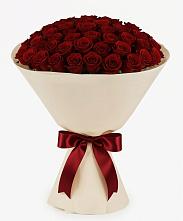 Букет 101 Бордовая роза Блэк Бакарра в Ахметовскую