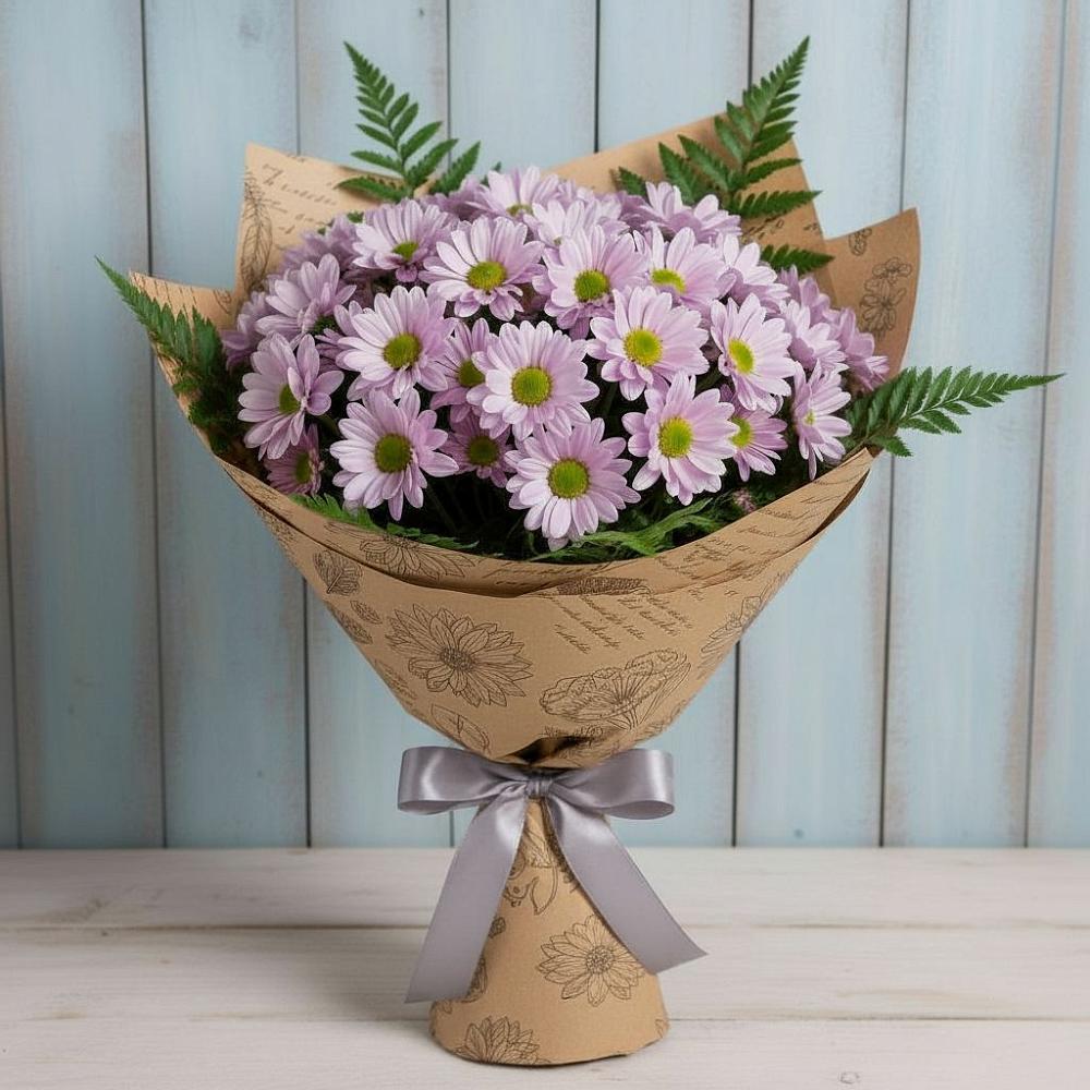 Букет цветов из: Хризантемы в Ахметовскую