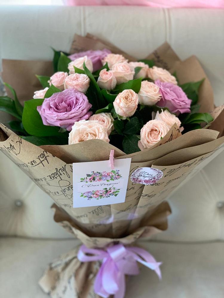 Букет цветов из: Розы в Ахметовскую