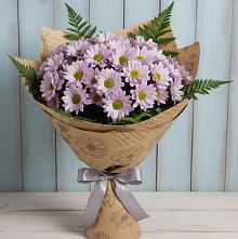 Букет цветов из:  Хризантемы в Ахметовскую
