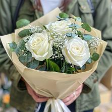 Букет Нежные грёзы в Ахметовскую Букет цветов из: Розы в Ахметовскую