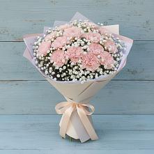 Букет цветов из:  Гвоздики в Ахметовскую