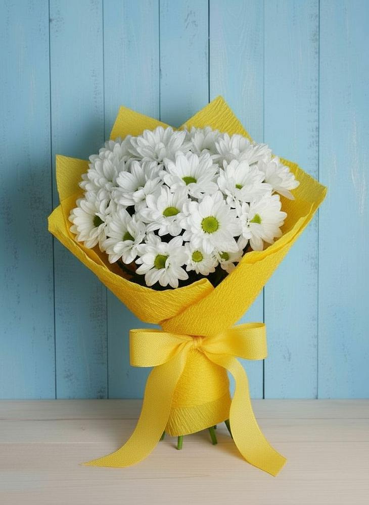 Букет цветов из: Хризантемы в Ахметовскую