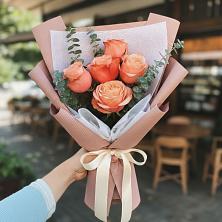 Букет цветов из:  Розы в Ахметовскую