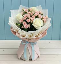 Букет цветов из:  Розы в Ахметовскую