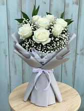Букет цветов из:  Розы #REPLACE_PRED# Ахметовскую