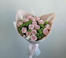 Букет цветов из:  Розы и Хризантемы #REPLACE_PRED# Ахметовскую