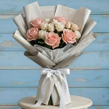 Букет цветов из:  Розы в Ахметовскую