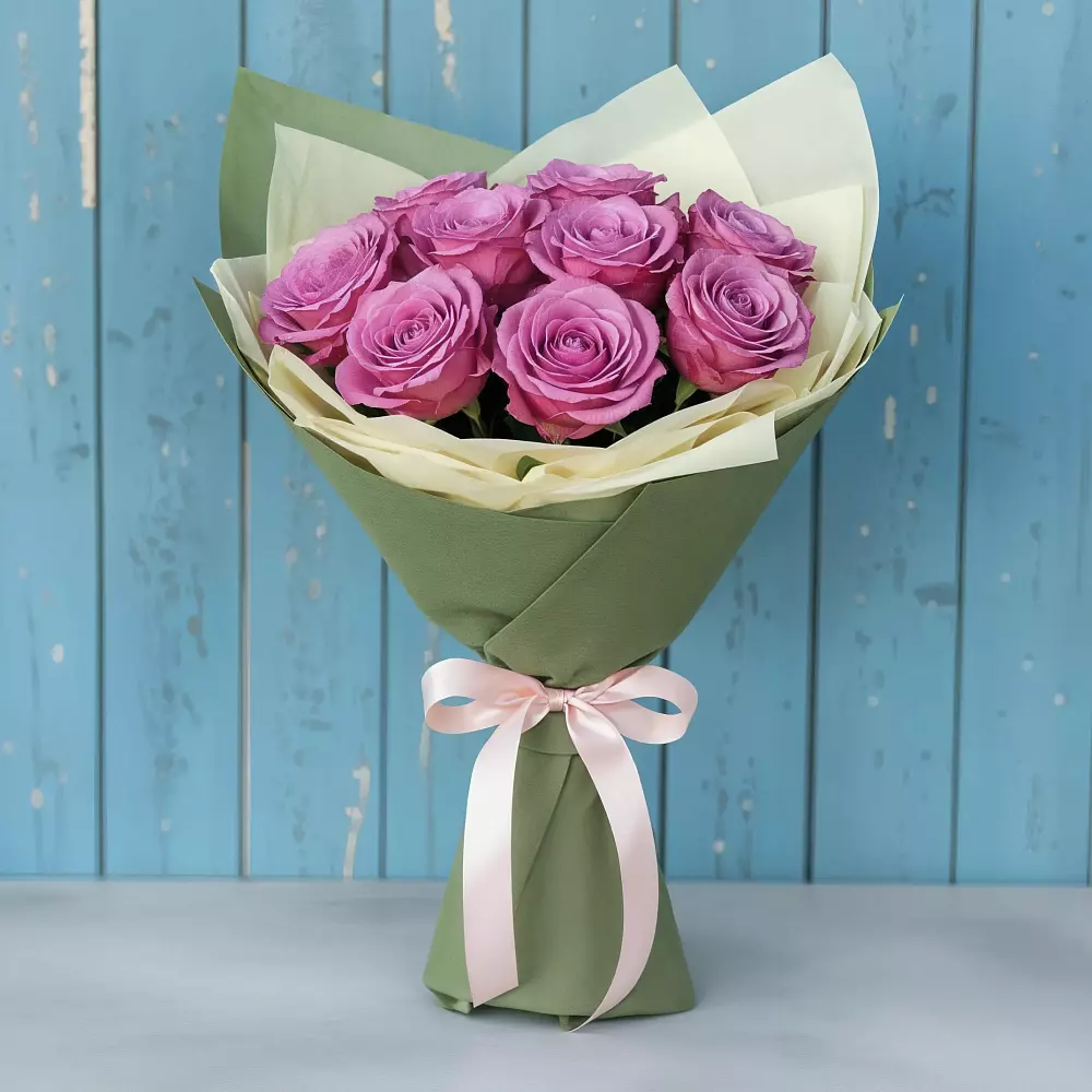 Букет Розы Фёрст Леди в Ахметовскую