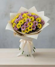 Букет цветов из:  Хризантемы #REPLACE_PRED# Ахметовскую