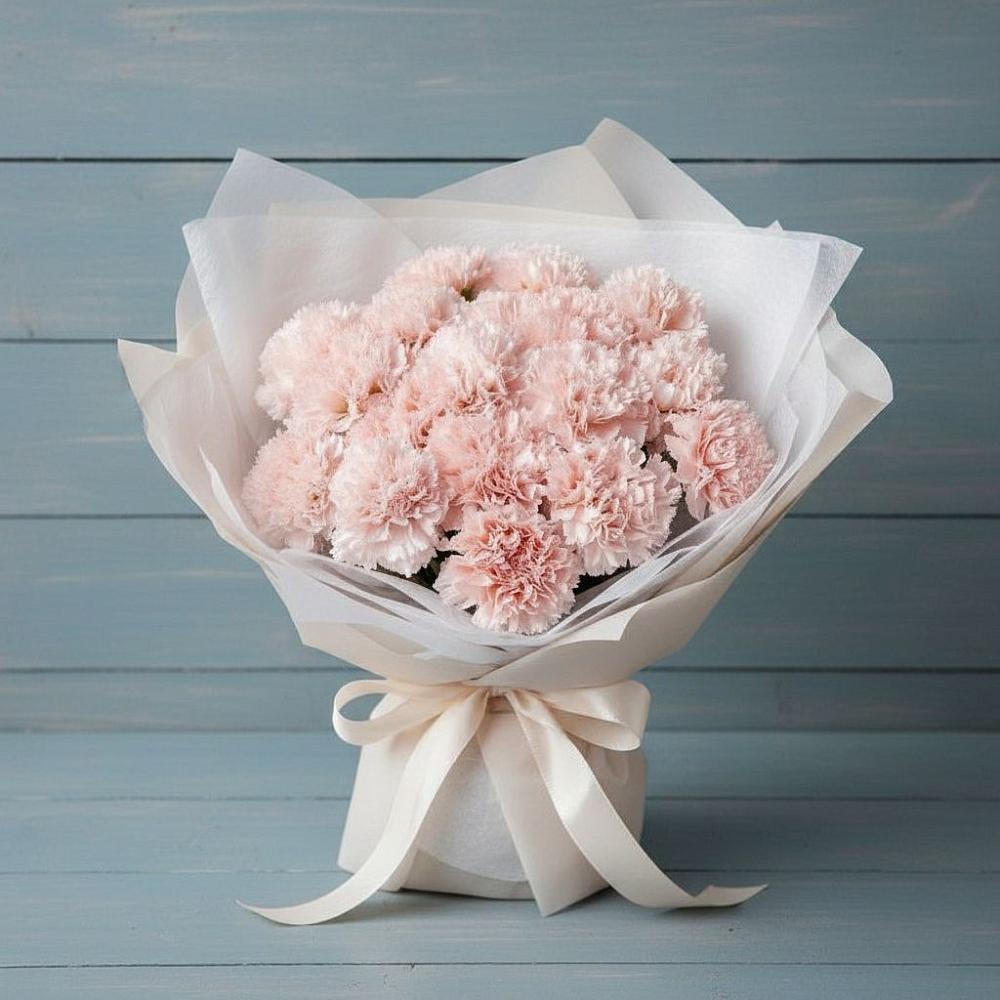 Букет цветов из: Гвоздики в Ахметовскую