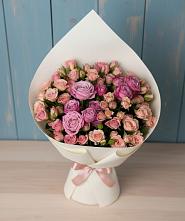Букет цветов из:  Розы #REPLACE_PRED# Ахметовскую